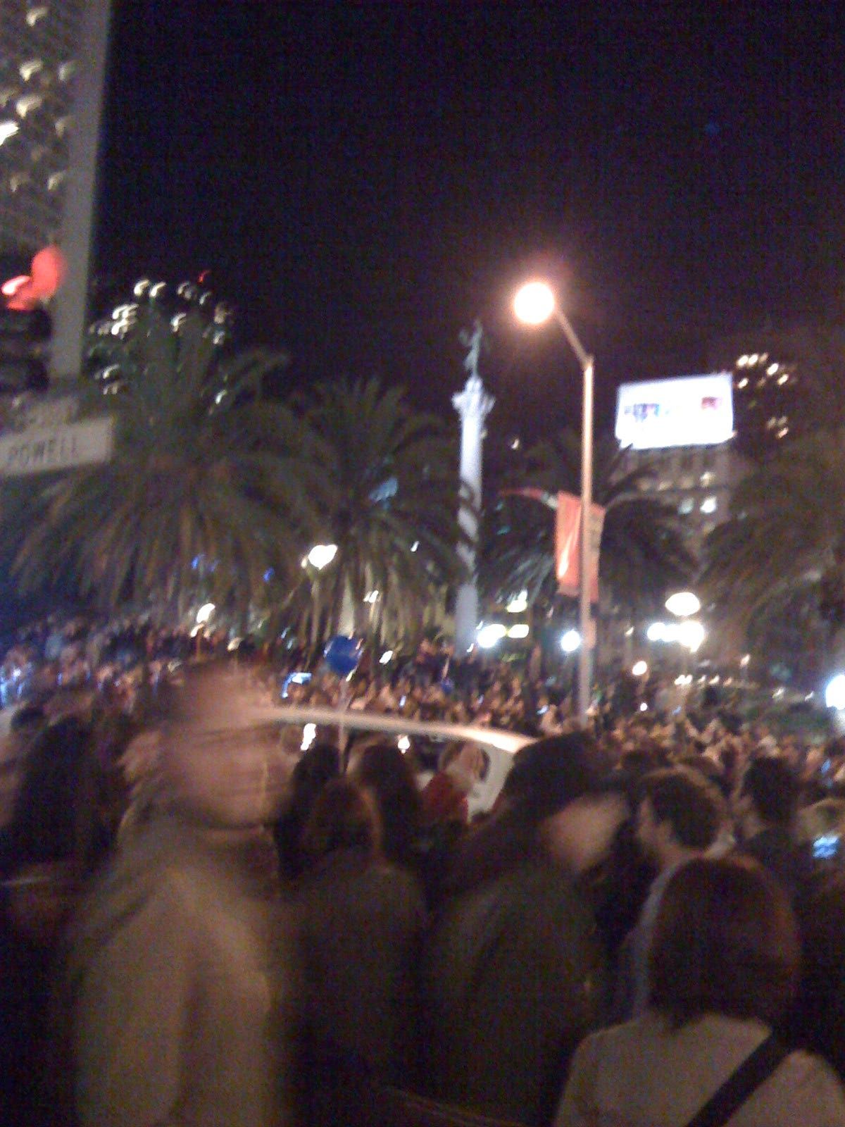 More photos of San Francisco when Barack Obama won the presidency in 2008